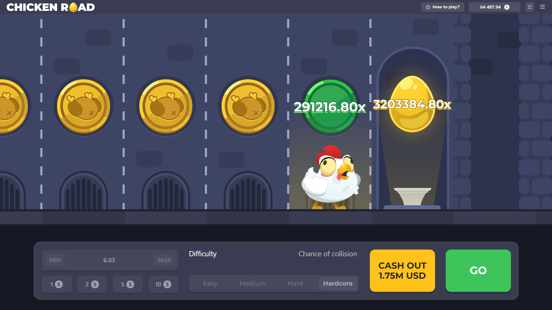 Chicken Road casino game on mobile and desktop